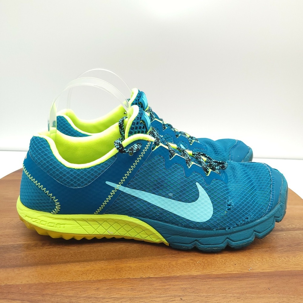 Nike Air Zoom Wildhorse Trail Running Shoes Sneakers Mens 8.5 Blue 599118-341